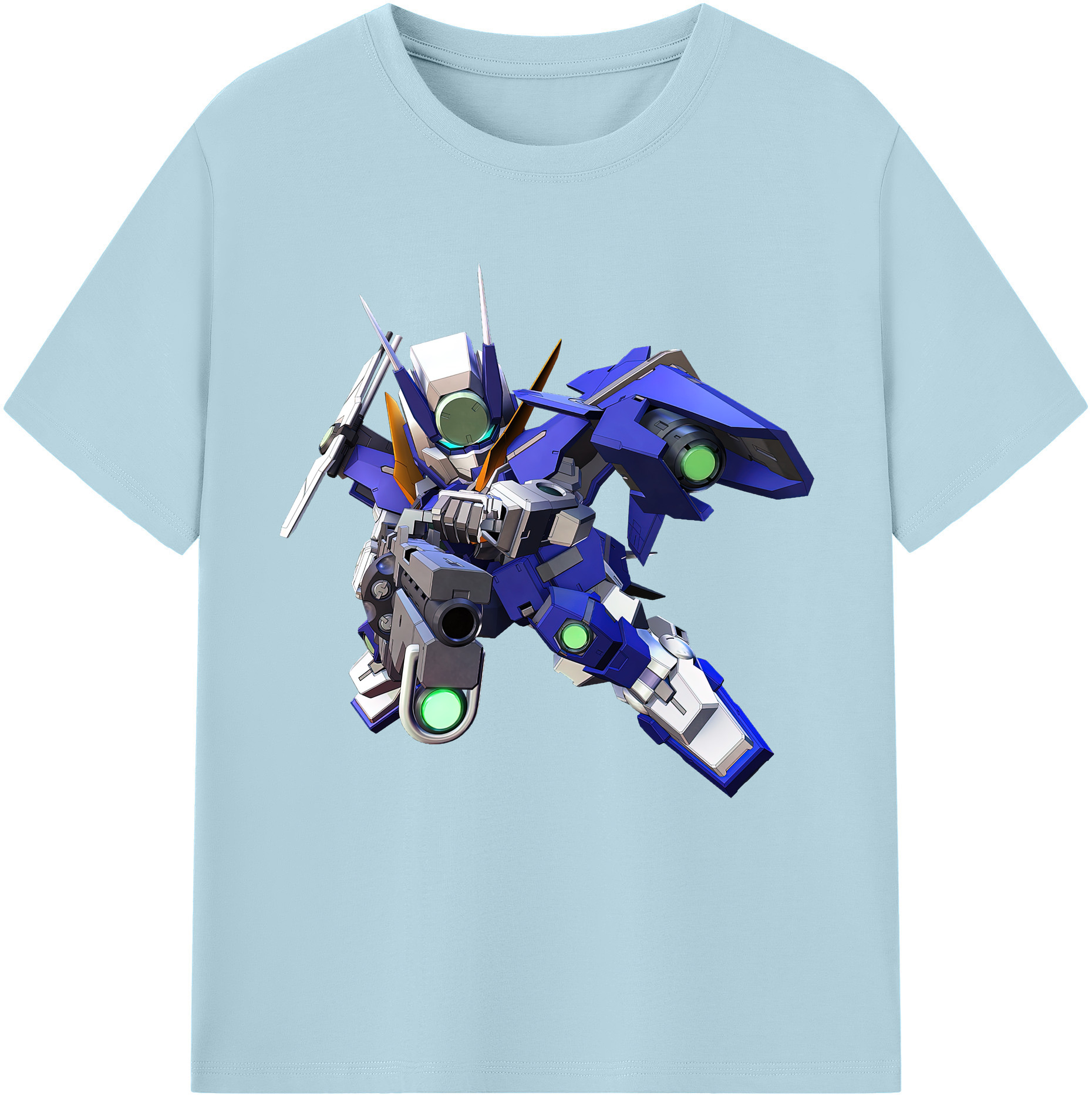 （画像用） 機動戦士ガンダム Mobile Suit Gundam 綿100％半袖Tシャツ（フロントプリント）